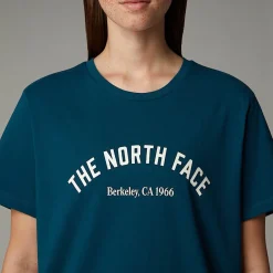 Mujer The North Face T-Shirts<Camiseta Con Estampado Gráfico Varsity Para Mujer