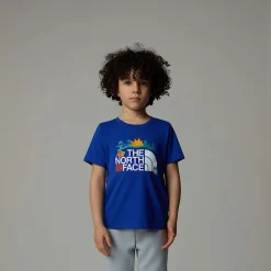 Niños The North Face Niños Pequeños (2-7 Años)<Camiseta Con Estampado Gráfico Trail Map Para Niños