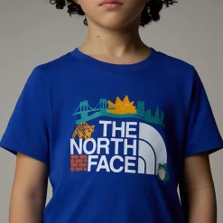 Niños The North Face Niños Pequeños (2-7 Años)<Camiseta Con Estampado Gráfico Trail Map Para Niños