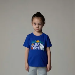 Niños The North Face Niños Pequeños (2-7 Años)<Camiseta Con Estampado Gráfico Trail Map Para Niños