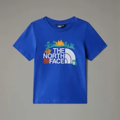 Niños The North Face Niños Pequeños (2-7 Años)<Camiseta Con Estampado Gráfico Trail Map Para Niños