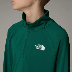 Niños The North Face Forros Polares & Sudaderas<Camiseta De Manga Larga Con Cremallera De 1/4 Never Stop Para Jóvenes