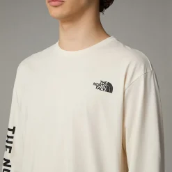 Hombre The North Face Camisetas Y Camisas<Camiseta De Manga Larga Con Estampado Gráfico Varsity Para Hombre