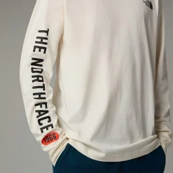 Hombre The North Face Camisetas Y Camisas<Camiseta De Manga Larga Con Estampado Gráfico Varsity Para Hombre