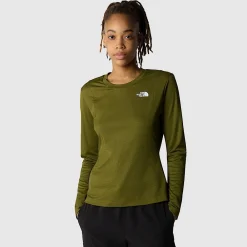 Mujer The North Face T-Shirts<Camiseta De Manga Larga Plegable LIGHTRANGE™ Para Mujer