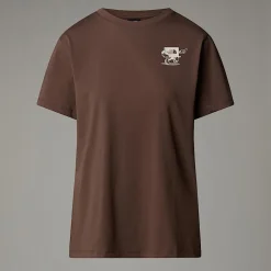 Mujer The North Face T-Shirts<Camiseta Holgada Cartoon Para Mujer