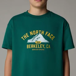 Niños The North Face Camisetas|Camisetas Y Sujetadores<Camiseta Holgada Con Estampado Gráfico Varsity Para Jóvenes