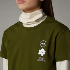 Niños The North Face Camisetas Y Sujetadores<Camiseta Holgada Con Estampado Gráfico Flower Para Niña