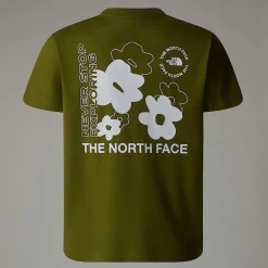 Niños The North Face Camisetas Y Sujetadores<Camiseta Holgada Con Estampado Gráfico Flower Para Niña
