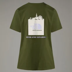 Mujer The North Face T-Shirts<Camiseta UK Redbox Para Mujer