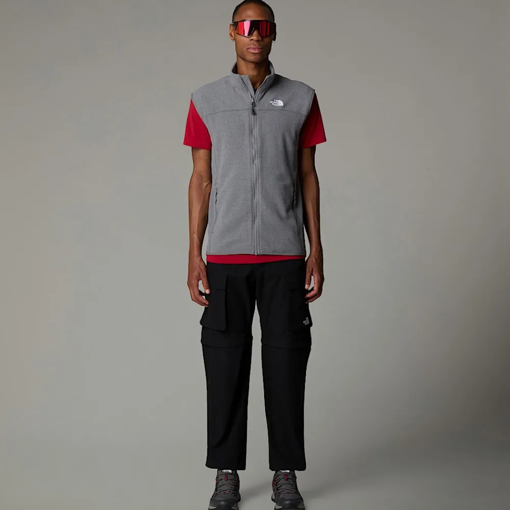 Hombre The North Face Forros Polares<Chaleco Glacier 100 Para Hombre