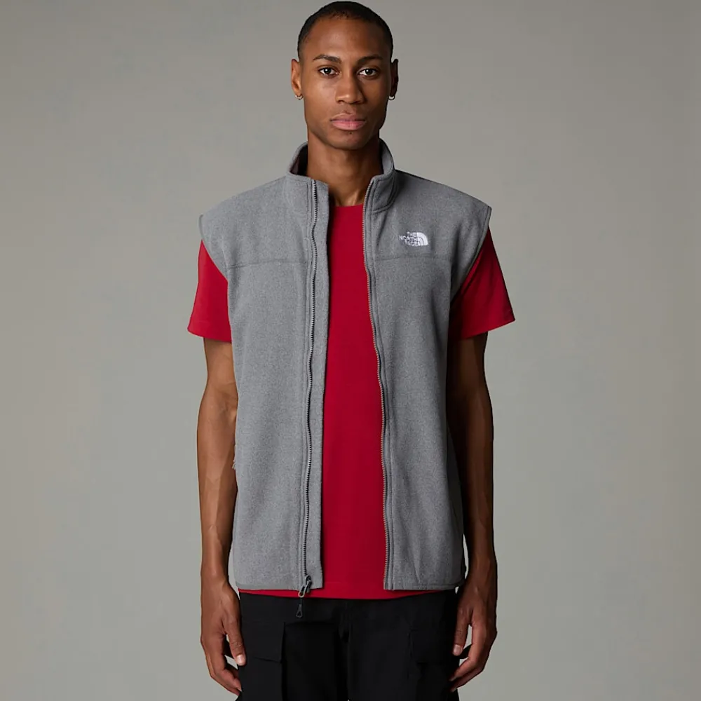Hombre The North Face Forros Polares<Chaleco Glacier 100 Para Hombre
