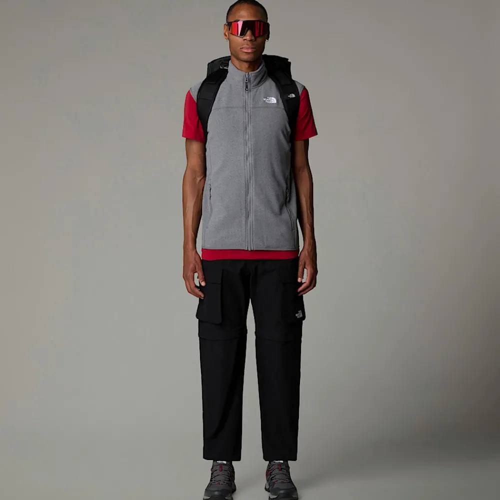Hombre The North Face Forros Polares<Chaleco Glacier 100 Para Hombre