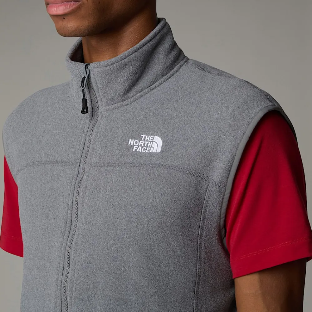 Hombre The North Face Forros Polares<Chaleco Glacier 100 Para Hombre