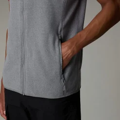 Hombre The North Face Forros Polares<Chaleco Glacier 100 Para Hombre