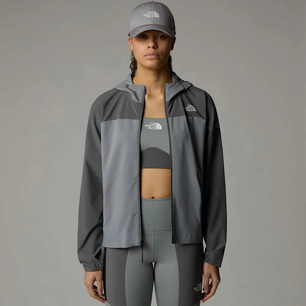 Mujer The North Face Camisetas Técnicas|Hoodies & Sweatshirts<Chaqueta Con Cremallera Integral Trajectory Para Mujer