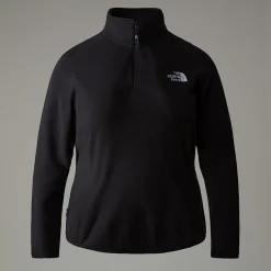 Mujer The North Face Forros Polares|Tops De Talla Grande<Forro Polar Con Cremallera De 1/4 Glacier 100 De Talla Grande Para Mujer