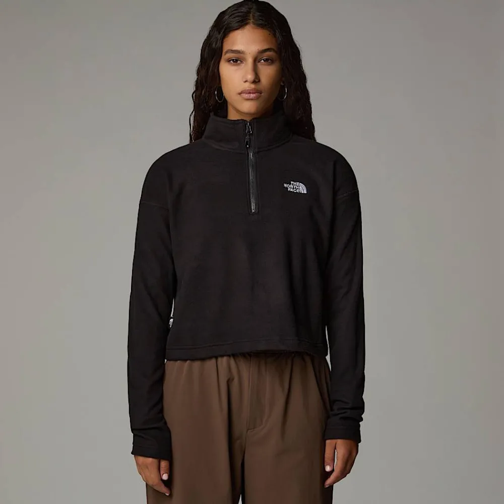 Mujer The North Face Forros Polares<Forro Polar Corto Con Cremallera De 1/4 Glacier 100 Para Mujer
