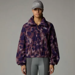 Mujer The North Face Forros Polares<Forro Polar Estampado Con Cremallera De 1/4 Para Mujer