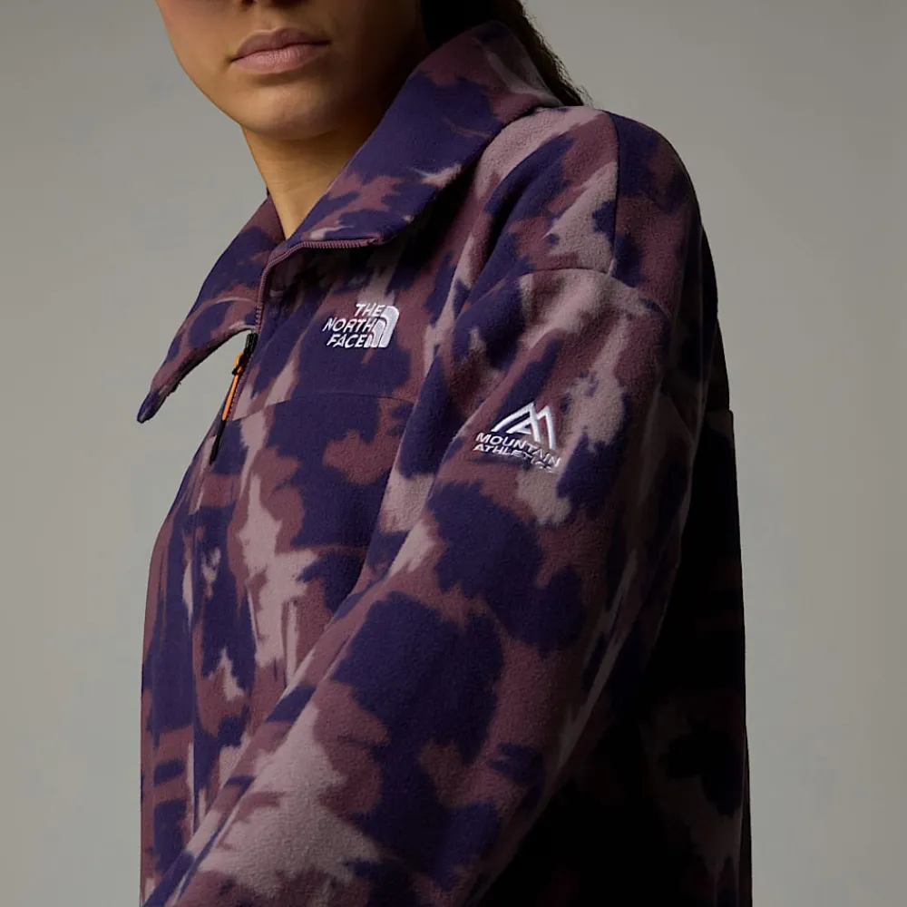 Mujer The North Face Forros Polares<Forro Polar Estampado Con Cremallera De 1/4 Para Mujer