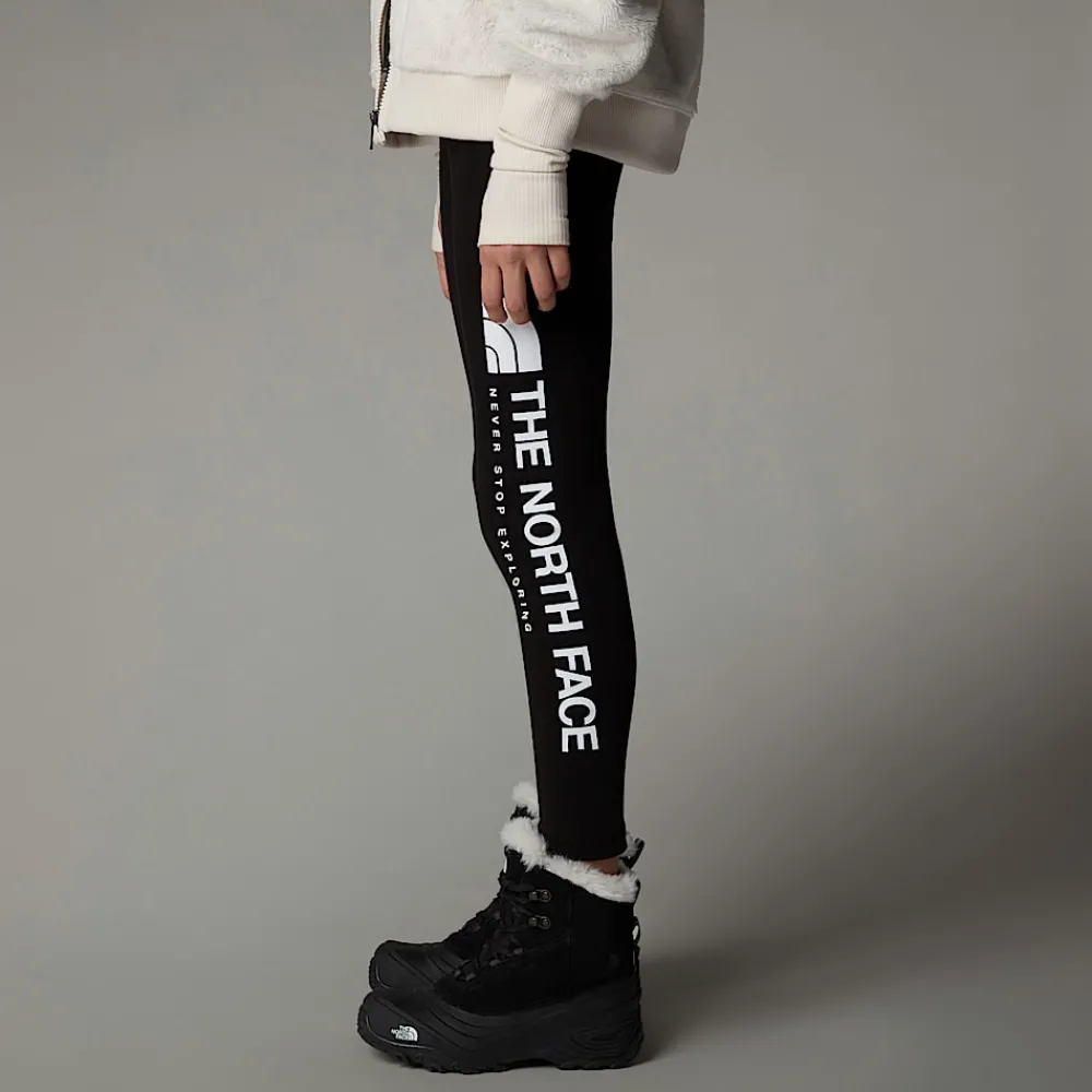 Niños The North Face Pantalones<Mallas Con Estampado Gráfico Vertical Para Niña