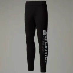 Niños The North Face Pantalones<Mallas Con Estampado Gráfico Vertical Para Niña