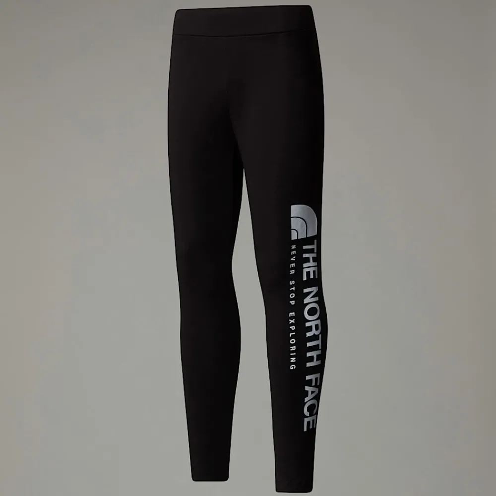 Niños The North Face Pantalones<Mallas Con Estampado Gráfico Vertical Para Niña