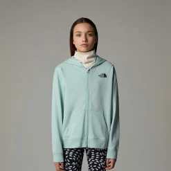 Niños The North Face Forros Polares & Sudaderas<Sudadera Ligera Con Capucha Y Cremallera Integral Oversized Para Niña