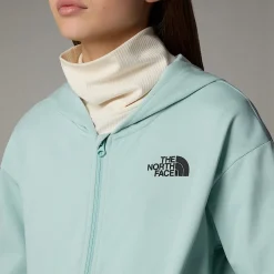 Niños The North Face Forros Polares & Sudaderas<Sudadera Ligera Con Capucha Y Cremallera Integral Oversized Para Niña