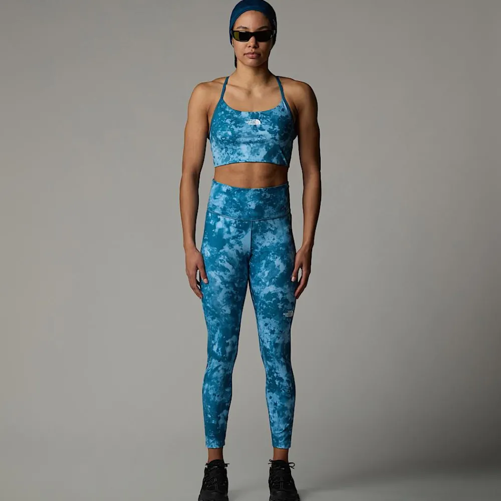 Mujer The North Face Camisetas Técnicas|Sujetadores Deportivos<Sujetador Estampado Reversible Flex Para Mujer
