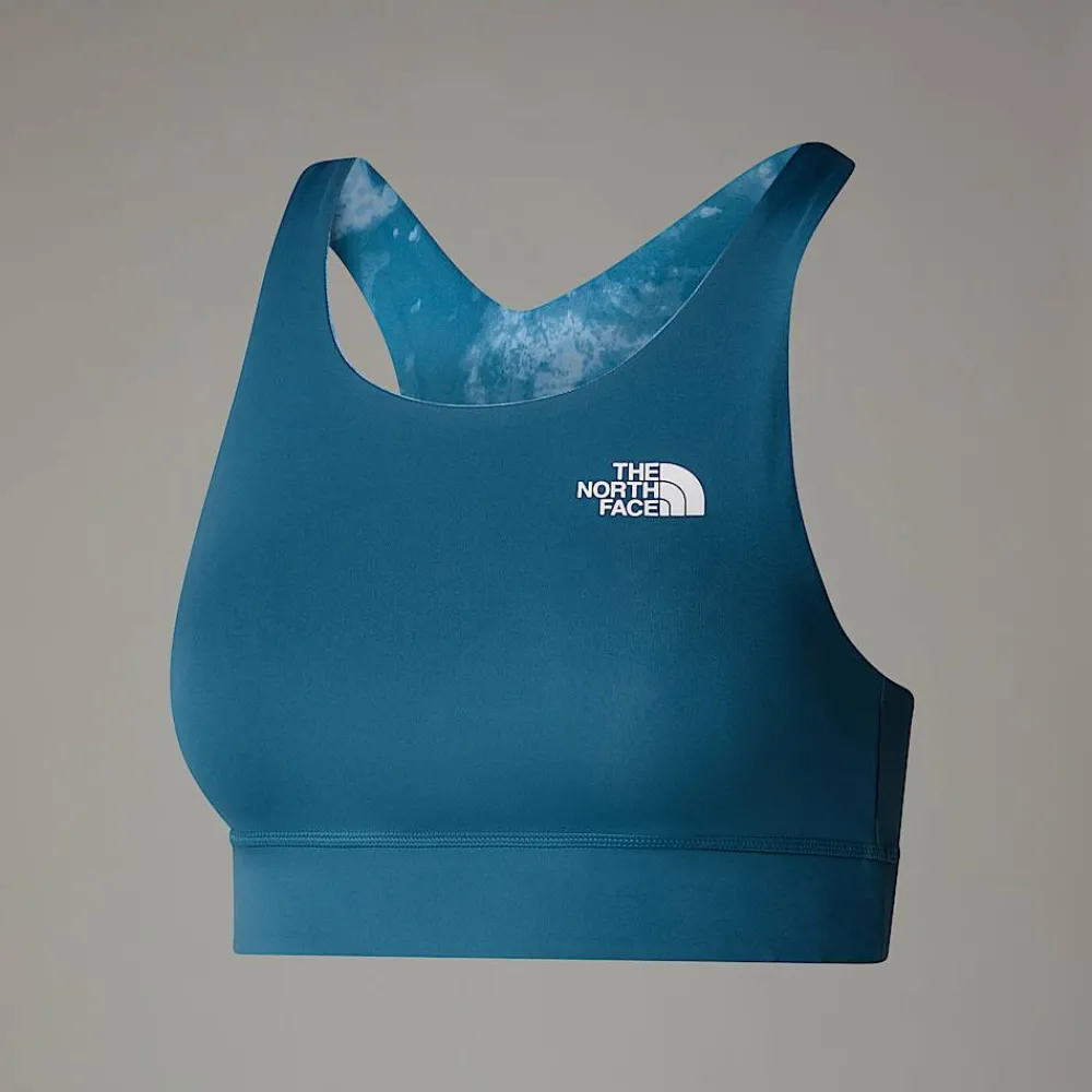 Mujer The North Face Camisetas Técnicas|Sujetadores Deportivos<Sujetador Estampado Reversible Flex Para Mujer